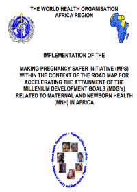 Implementation of the Making Pregnancy Safer Initiative (MPS)