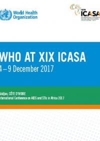 WHO at ICASA 2017