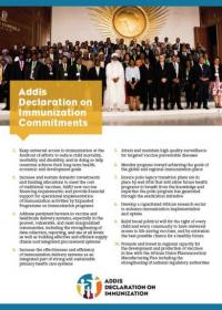 Addis Declaration on Immunization Commitments