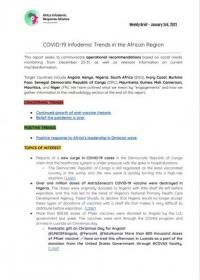 COVID-19 Infodemic Trends in the African Region- January 3 ( (Weekly Brief #1 of 2022)