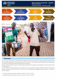 WHO Interventions to Support the Ebola Response in Uganda - September 2022 - 08 February 2023