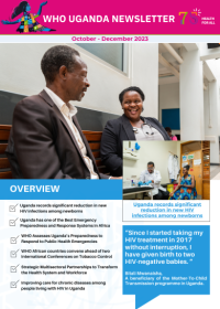 WHO Uganda Quarterly Newsletter - October to December 2023