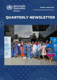 WHO Botswana Q1 newsletter 2025