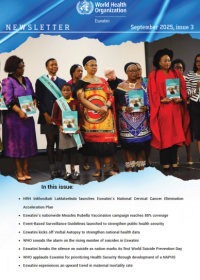 HRH Inkhosikati LaMatsebula launching the National Cervical Cancer Elimination Acceleration Plan, reaffirming the country’s commitment to the health of women. 