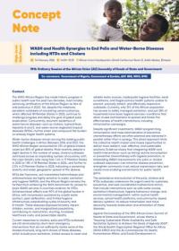  Concept Note: WASH and Health Synergies to End Polio and Water-Borne Diseases including NTDs and Cholera 